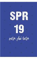 Spr 19 Zeta Phi Beta: Journal; For Soror or Future Soror; Day to Day Notebook