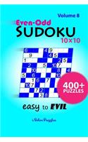 Even-Odd SuDoKu 10x10 Easy to Evil