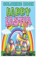 Easter Coloring Book: An Adult Coloring Book with Fun, Easy, Coloring Pages