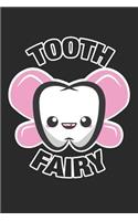 Kawaii Style Tooth Fairy: 6x9 Ruled Notebook, Journal, Daily Diary, Organizer, Planner