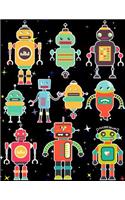 Robots Sticker Album For Boys