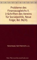 Probleme Des Finanzausgleichs II