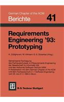 Requirements Engineering '93: Prototyping