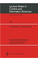 Experimental Robotics I: The First International Symposium Montreal, June 19-21, 1989