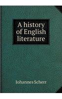 A History of English Literature