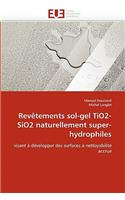 Revètements Sol-Gel Tio2-Sio2 Naturellement Super-Hydrophiles
