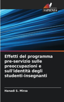 Effetti del programma pre-servizio sulle preoccupazioni e sull'identità degli studenti-insegnanti
