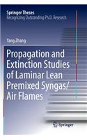 Propagation and Extinction Studies of Laminar Lean Premixed Syngas/Air Flames