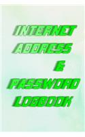 Password Logbook With Tabs Spiral: Internet Password Website Address Logbook Glossy Cover Design Size 6 X 9 INCH Tabs - Note # Remember 110 Page Very Fast Print.