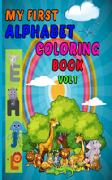 My First Alphabet Coloring Book Vol 1