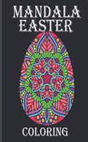 mandala easter coloring