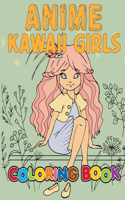 Anime Coloring Book Kawaii Girls
