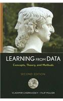 Learning from Data: Concepts, Theory, and Methods