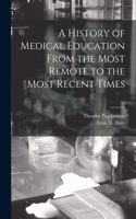 History of Medical Education From the Most Remote to the Most Recent Times