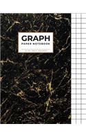 Graph Paper Notebook: 0.5 inch square (1/2 Quad Ruled) - Math/Science Notebook For School - Composition Notebook