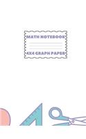Math Notebook 4x4 Graph Paper