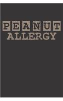 Peanut Allergy Notebook