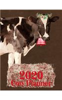 2020 Cow Planner: 8.5 x 11 Cow Design Agenda Planning Notebook: Daily, Weekly & Monthly