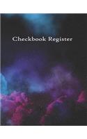 Check Register: Checkbook Checking Account Tracking Log Ledger for Personal or Business Checks and Debit Card Transactions Pretty Nebula Cover
