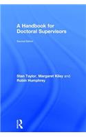 Handbook for Doctoral Supervisors