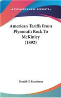 American Tariffs from Plymouth Rock to McKinley (1892)