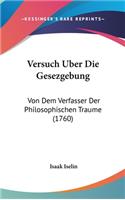 Versuch Uber Die Gesezgebung