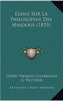 Essais Sur La Philosophie Des Hindous (1833)