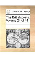 The British poets. Volume 24 of 44