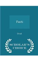 Fasti - Scholar's Choice Edition