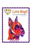 Love Dogs Coloring Book for Adults Vol. 2