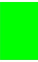 Journal Green Color Simple Monochromatic Plain Green