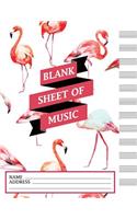 Blank Sheet of Music: 12 Stave: 100 Pages: Perfect Binding