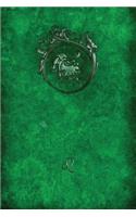 Monogram Leo Journal: Blank Notebook Diary Log