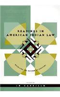 Readings In American Indian Law