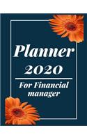 Planner 2020 for Financial manager