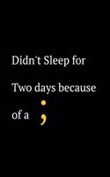 Didn't Sleep: Software Developer Lined Notebook Gift Journal Daily Planner Diary 6"x 9" Geek Programmer Blank Funny Book 100 Page(15 Geek)