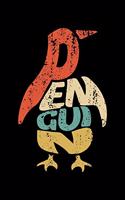 Penguin: Guitar Tab Notebook And Music Journal With Blank Sheet Music Tablature For Songs For Retro Penguin Lovers, Zoo Animal Fans And Cute Bird Enthusiasts