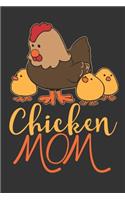 2020 Week To View Dated Planner Diary: 6x9 Inches Paperback Chicken Mom Hen Lover