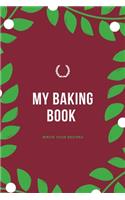 My Baking Book - Write Your Recipes