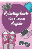 Reisetagebuch für Frauen Angola: 6x9 Reise Journal I Notizbuch mit Checklisten zum Ausfüllen I Perfektes Geschenk für den Trip nach Angola für jeden Reisenden