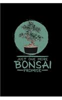 Just one more bonsai: 6x9 Bonsai - dotgrid - dot grid paper - notebook - notes