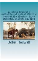 An essay towards a definition of animal vitality: read at the theatre, Guy's Hospital, January 26, 1793