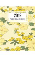 2019 Planner Weekly and Monthly: January to December 2019 Planner - 8 x 10 Inches - Paperback(54 52 Week Planner)