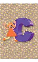C Notebook: Back to School Notebooks, Soft Paperback, Cute College Ruled Notebook - Journal or Diary Notebook for Girls