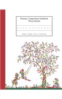 Primary Composition Notebook Story Journal: Educational Writing and Drawing Handwriting Activity Workbook