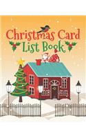 Christmas Card List Book: Send & Receive Address Notebook