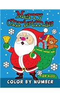 Merry Christmas Color by Number for Kids