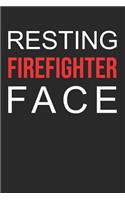 2019 Firefighter Planner: Resting Firefighter Face: 52 Week Schedule and Notebook
