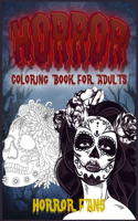 Horror Coloring Book for Adults
