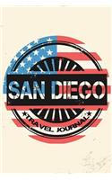 San Diego Travel Journal: Blank Lined Vacation Holiday Notebook